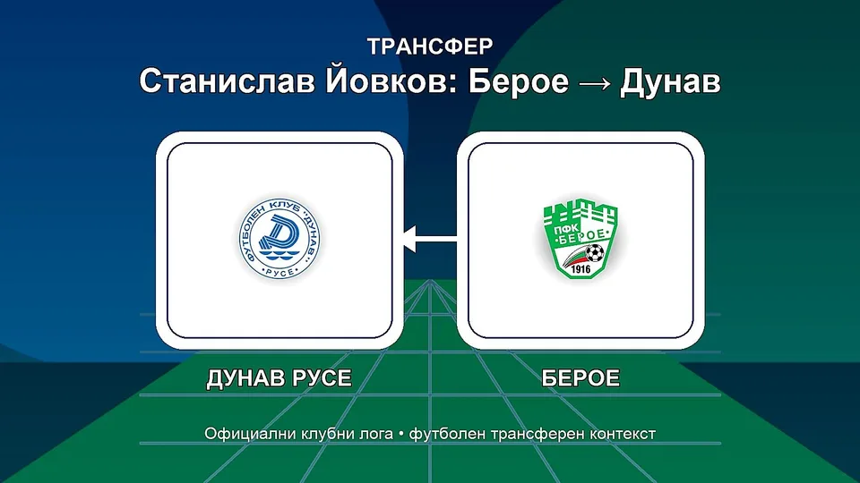 Дунав взе юноша на Берое с договор за три години