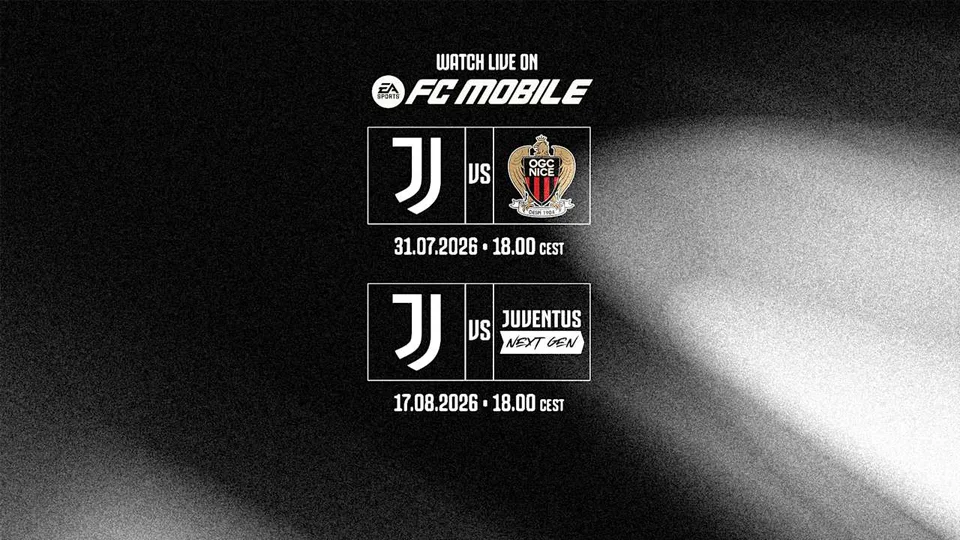 EA SPORTS ще излъчи на живо две контроли на Ювентус