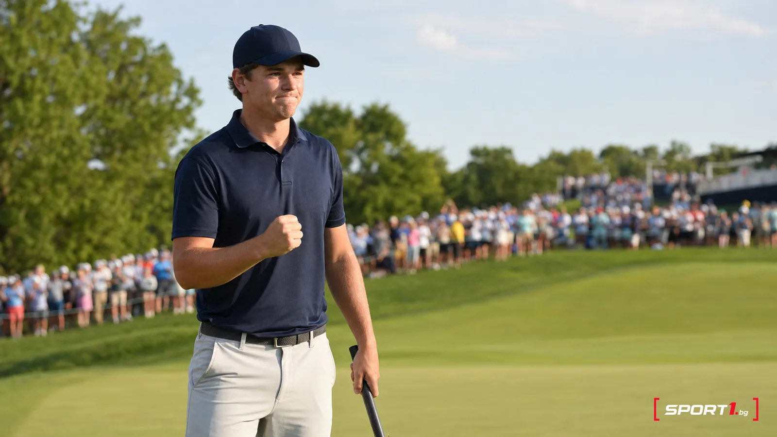 Джаксън Койвън празнува първата си титла в PGA TOUR на 3M Open
