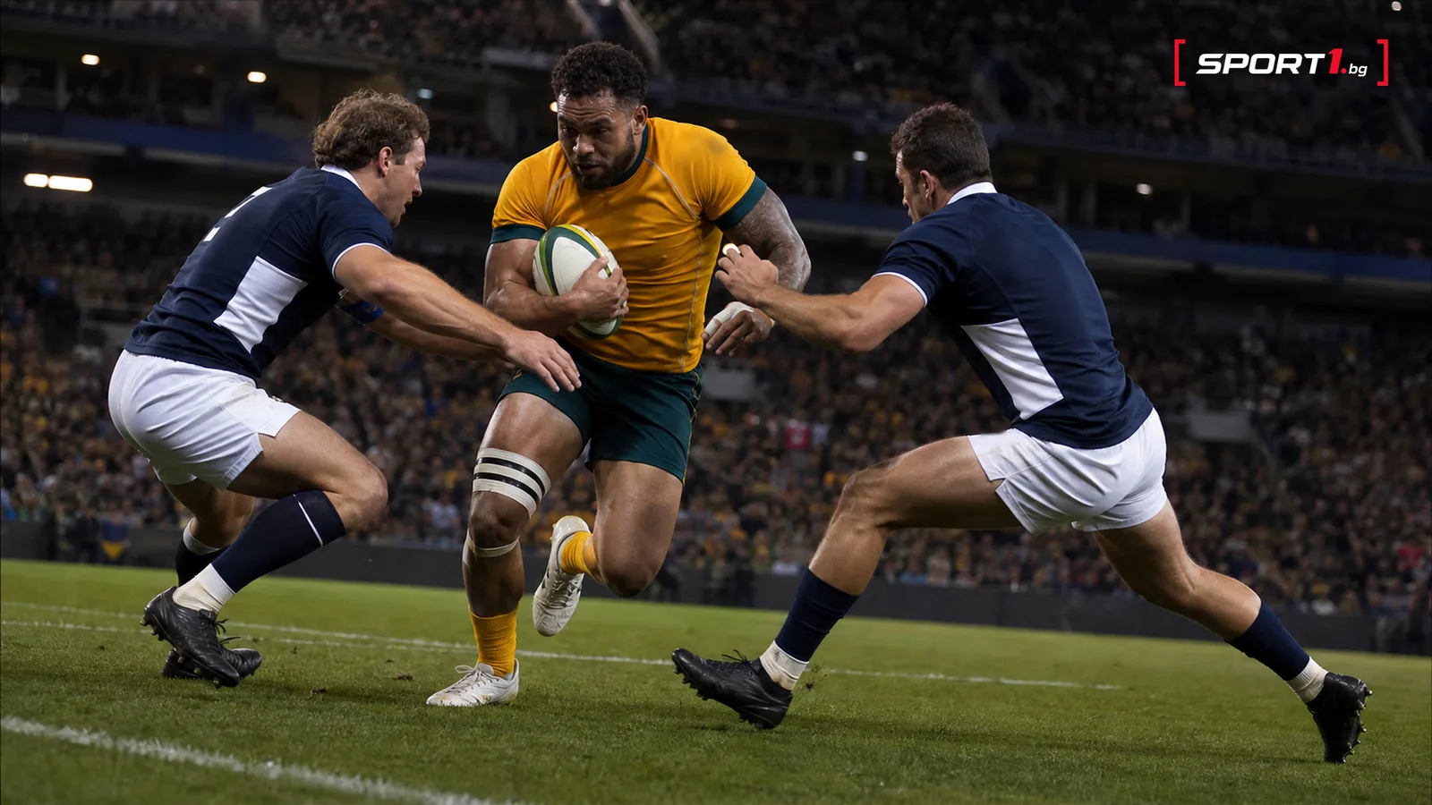Ръгби мач в Австралия – редакционна илюстрация за Световното първенство през 2027 г.