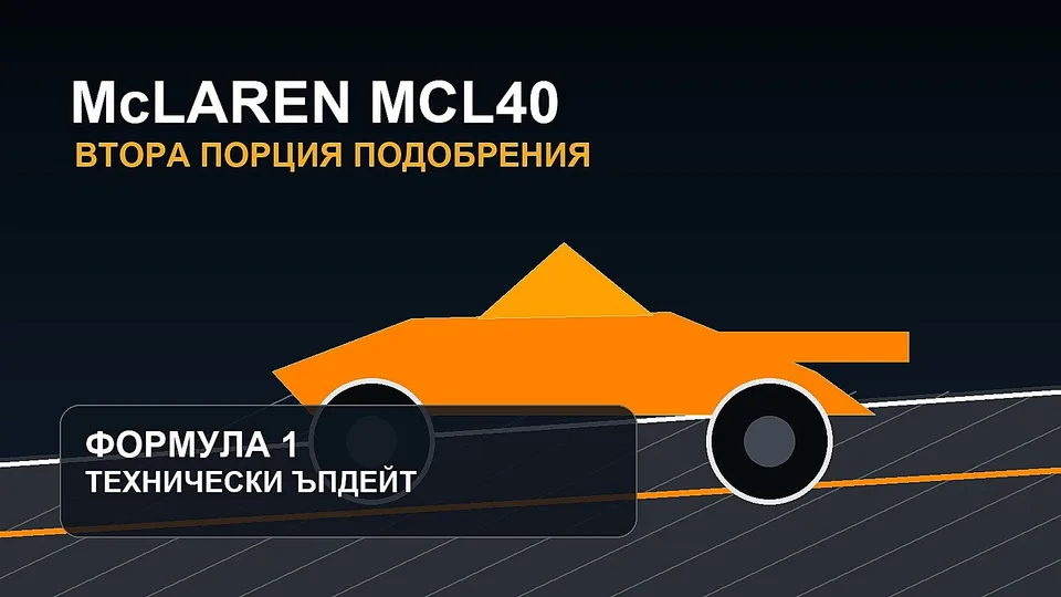 Макларън потвърди втора порция подобрения за MCL40