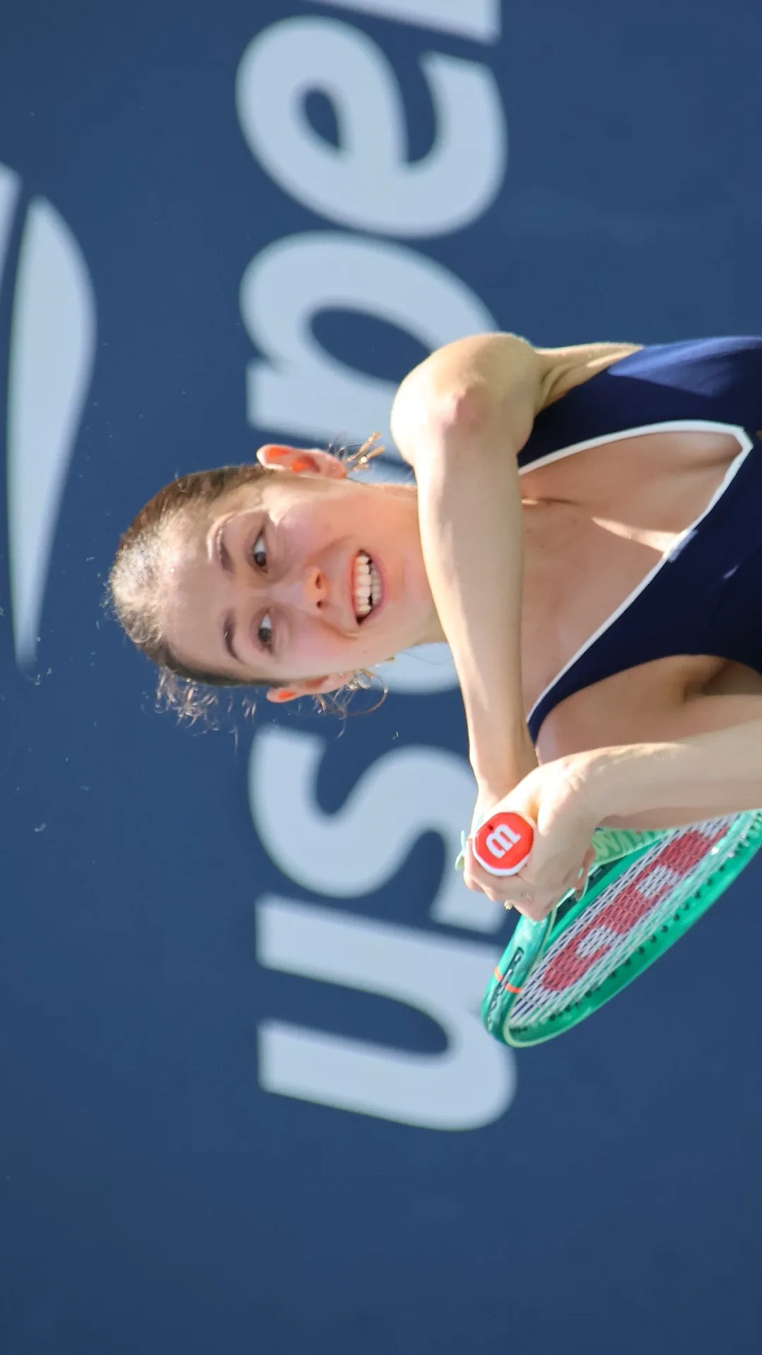 Елизара Янева по време на мач на US Open 2026 — архивен кадър