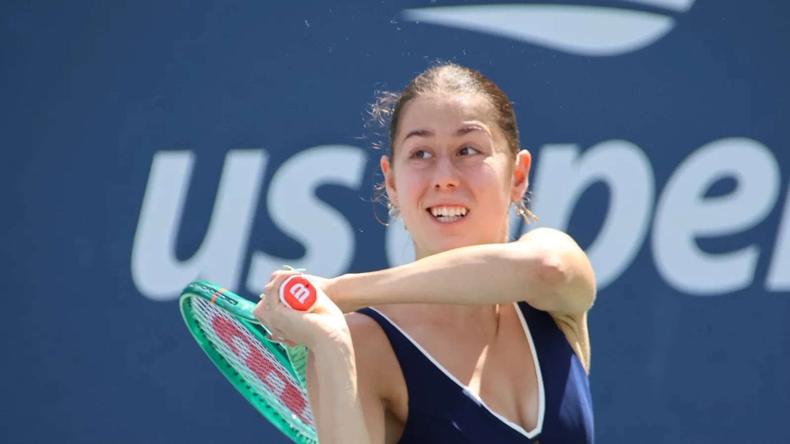 Елизара Янева в игра на US Open 2026 — архивен кадър