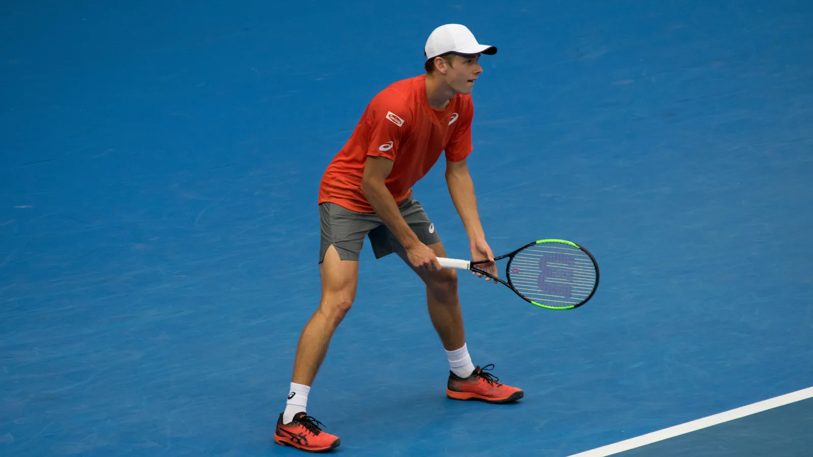 Алекс де Минор на корта на Australian Open през 2019 г. — архивна снимка, не от Лейвър къп 2026