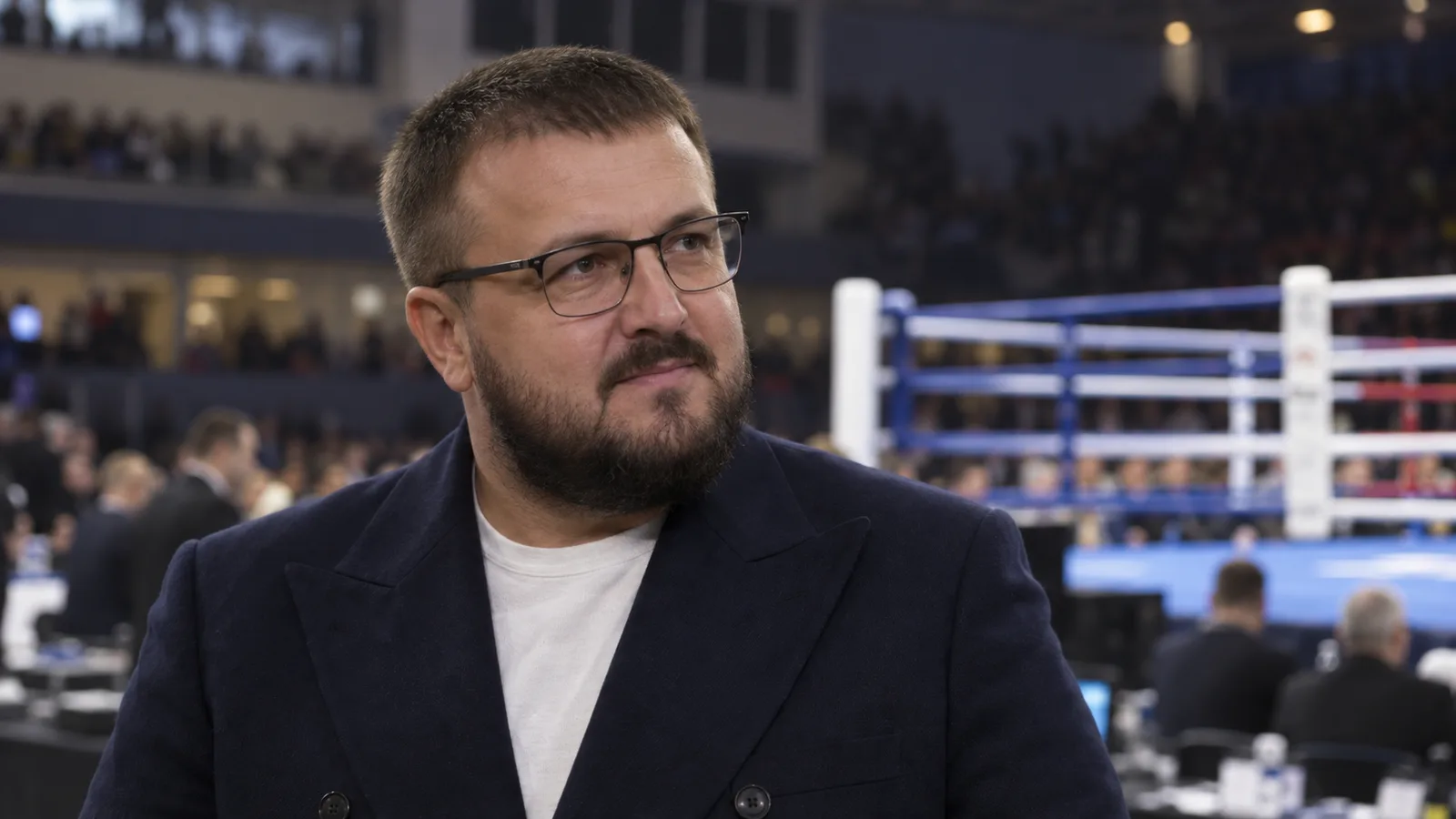 Алекс Красюк — редакционна илюстрация за думите му за България и европейското първенство по бокс в София