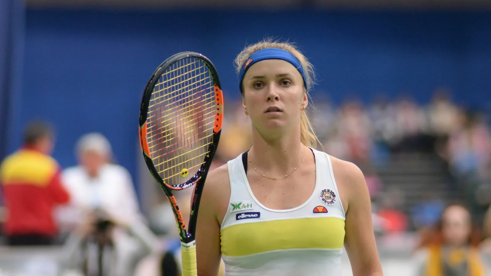 Архив: Елина Свитолина на Fed Cup през февруари 2015 г.; не е кадър от обявяването на раздялата. Tatiana / Wikimedia Commons, CC BY-SA 2.0. https://commons.wikimedia.org/wiki/File:Elina_Svitolina_(16302637210).jpg ; https://creativecommons.org/licenses/by-sa/2.0/ ; изрязана до 16:9, адаптация под същия лиценз.