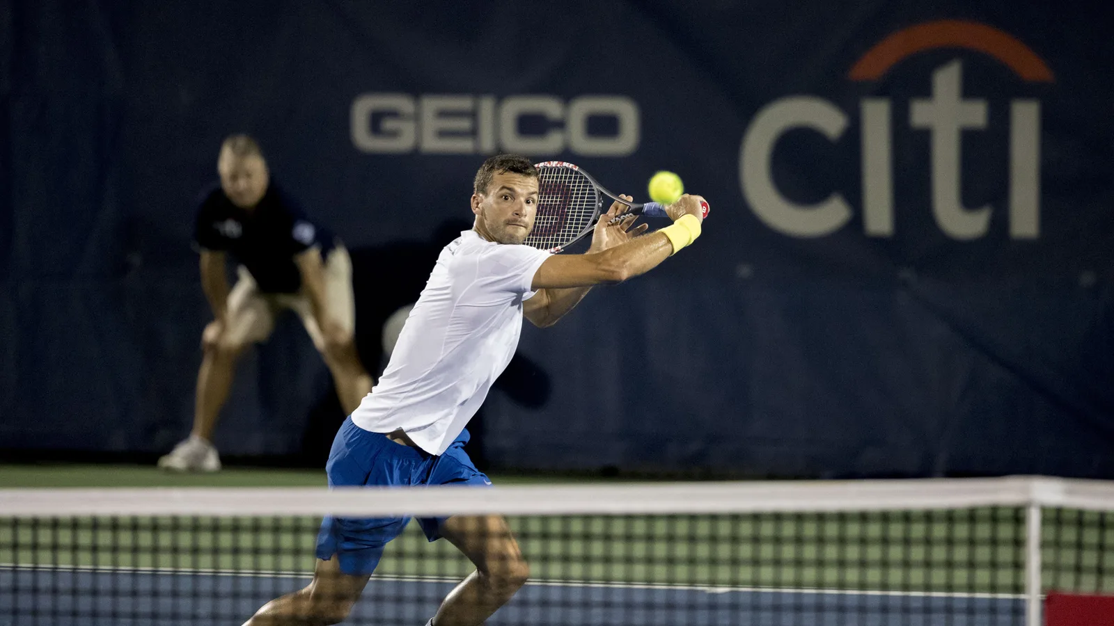 Архив: Григор Димитров на Citi Open във Вашингтон на 2 август 2017 г.; не е кадър от фенското видеопосвещение. Keith Allison / Wikimedia Commons, CC BY-SA 2.0. Оригинал: https://commons.wikimedia.org/wiki/File:2017_Citi_Open_Tennis_Grigor_Dimitrov_(36300998696).jpg ; лиценз: https://creativecommons.org/licenses/by-sa/2.0/ ; изрязано до 16:9, производната версия е под CC BY-SA 2.0.
